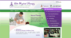 Desktop Screenshot of eliteptandwellness.com
